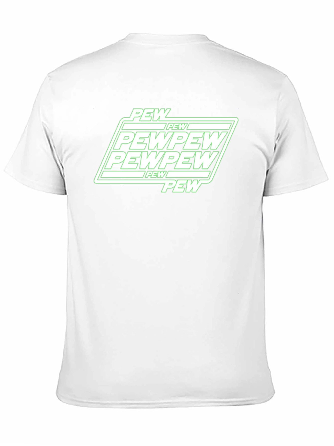 Pew Pew Graphic Black T-Shirt Funny Gamer Tee