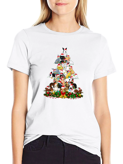 Festive Christmas Animals T-Shirt
