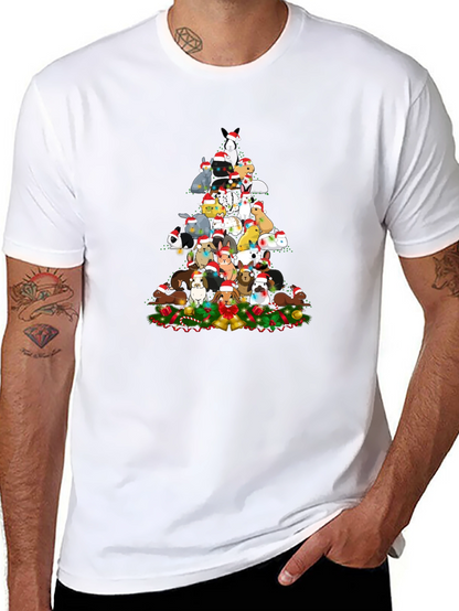 Festive Christmas Animals T-Shirt