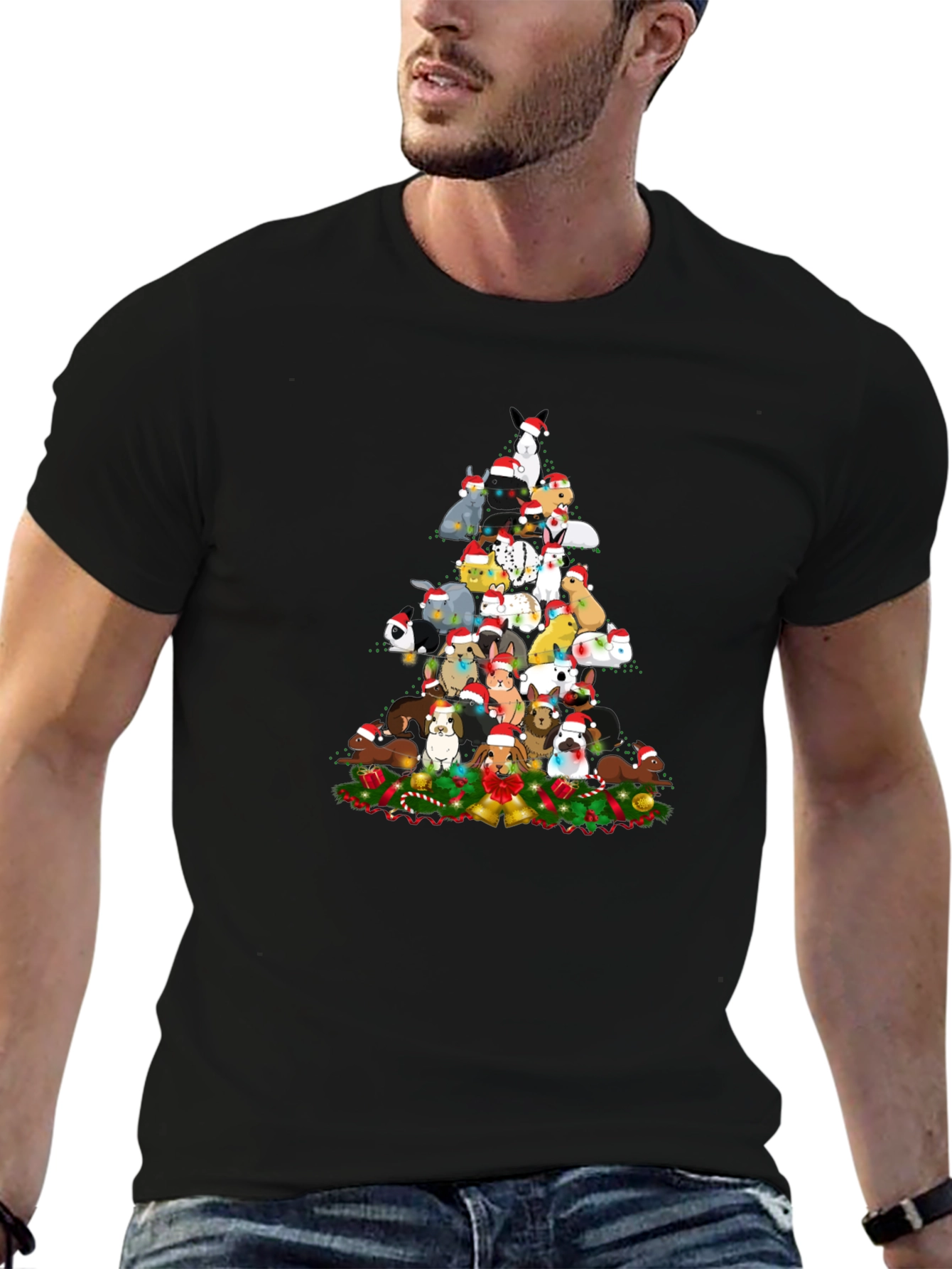 Festive Christmas Animals T-Shirt