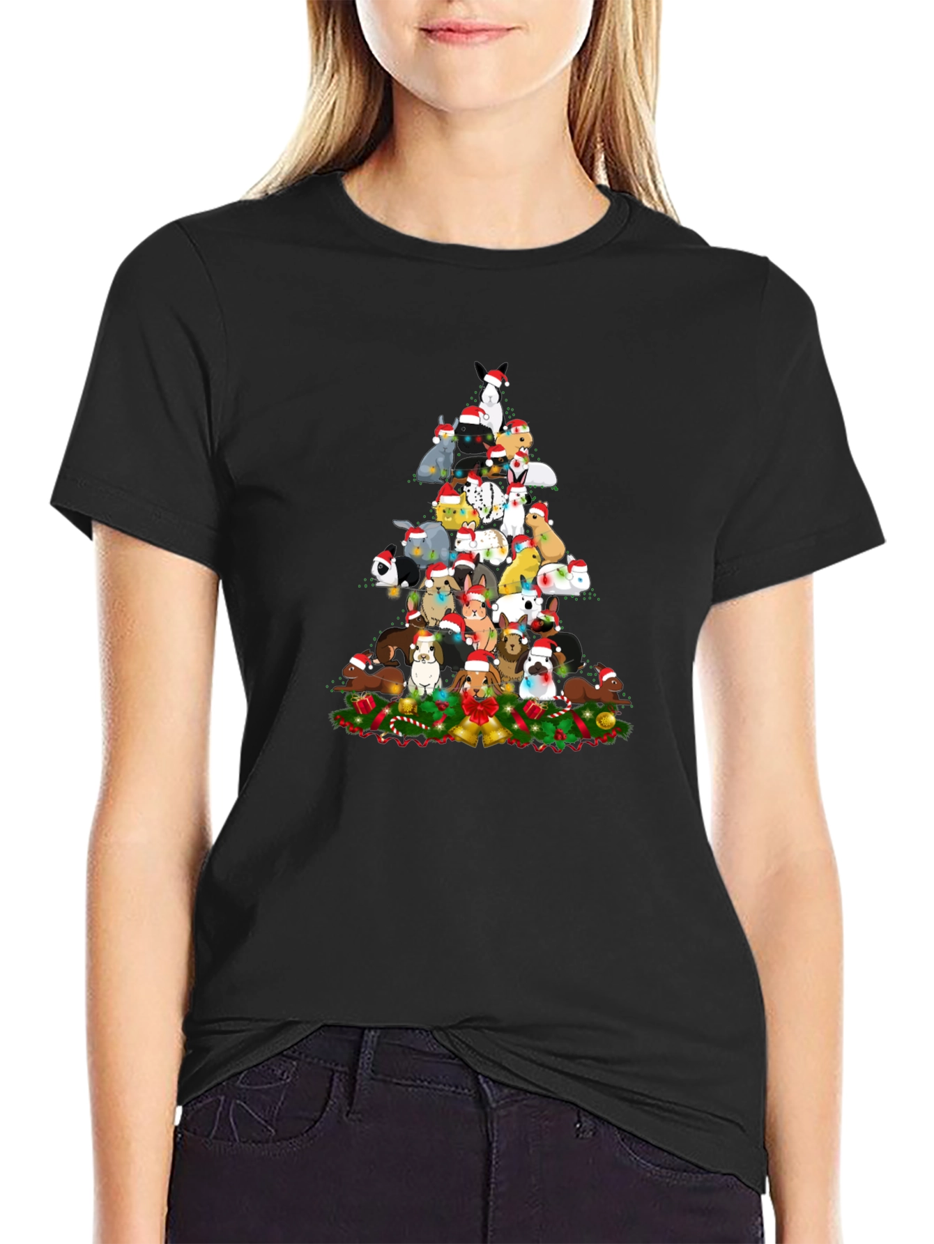 Festive Christmas Animals T-Shirt