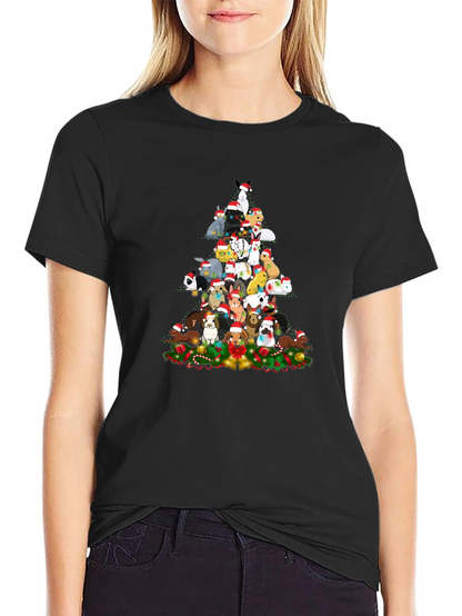 Festive Christmas Animals T-Shirt
