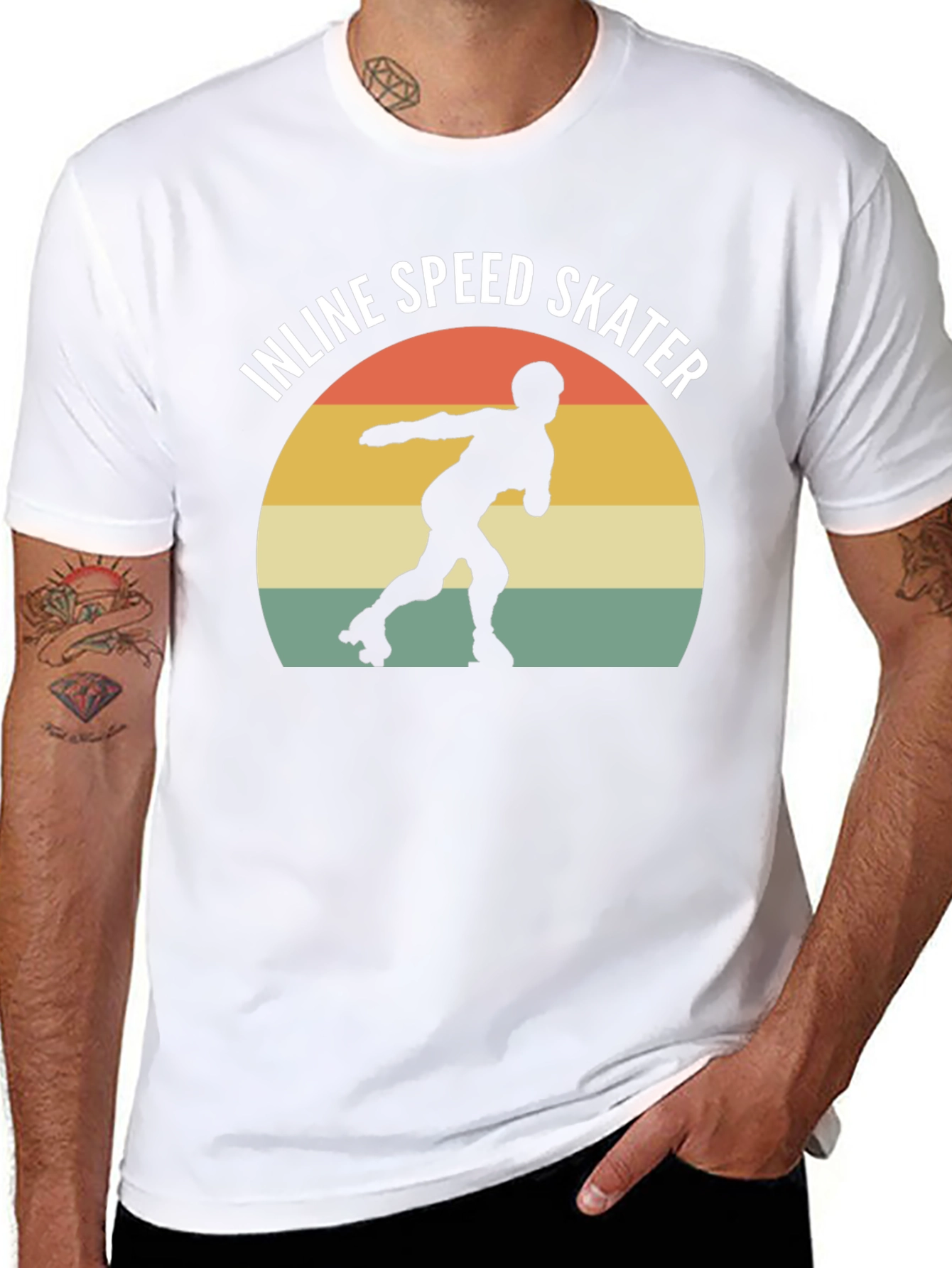 Inline Speed Skater Graphic T-Shirt