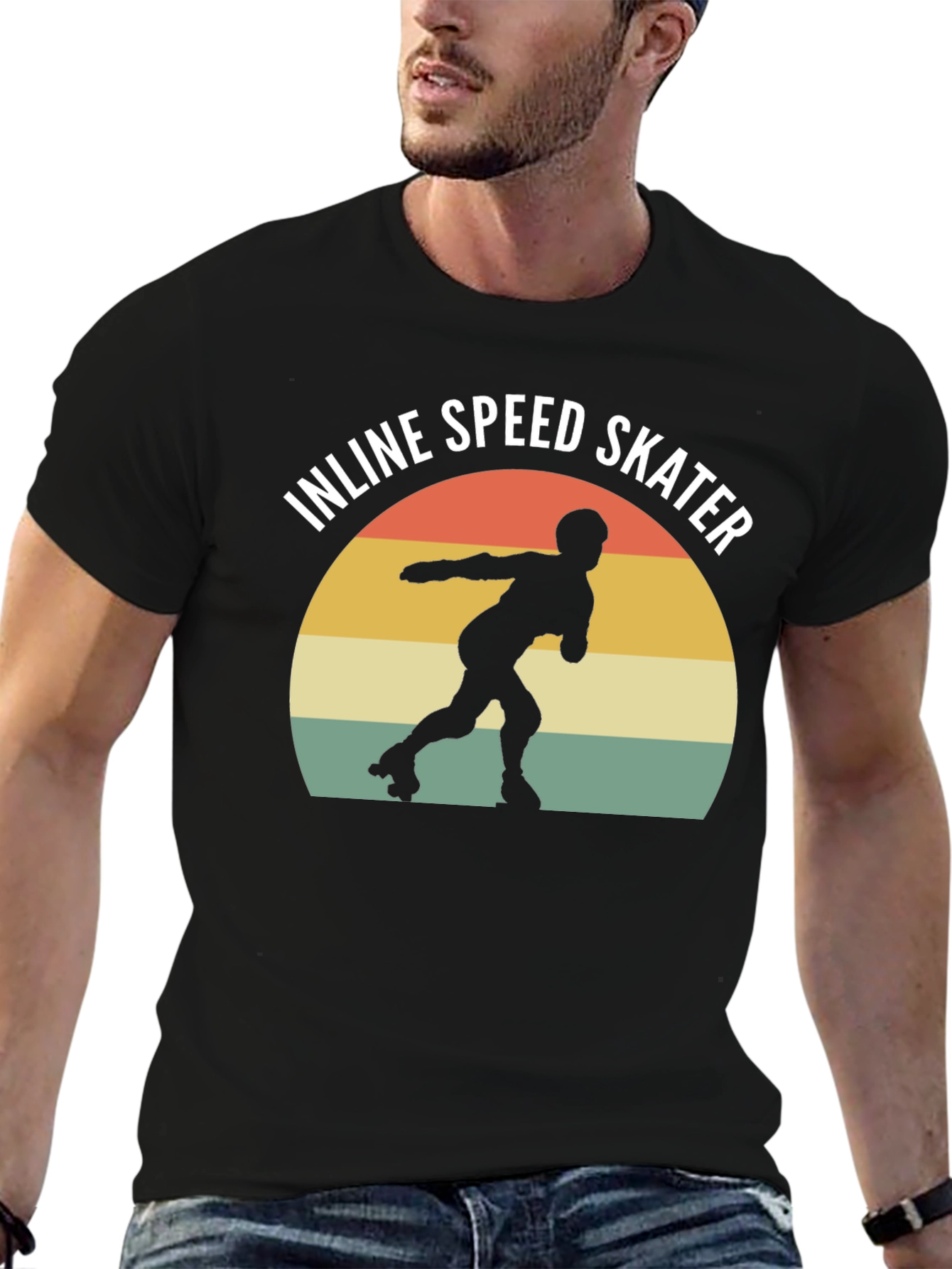 Inline Speed Skater Graphic T-Shirt