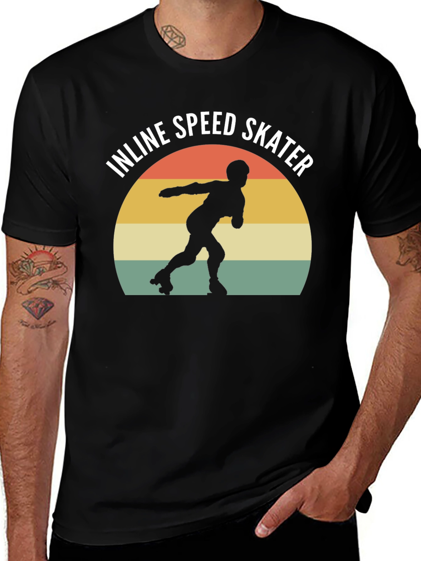 Inline Speed Skater Graphic T-Shirt