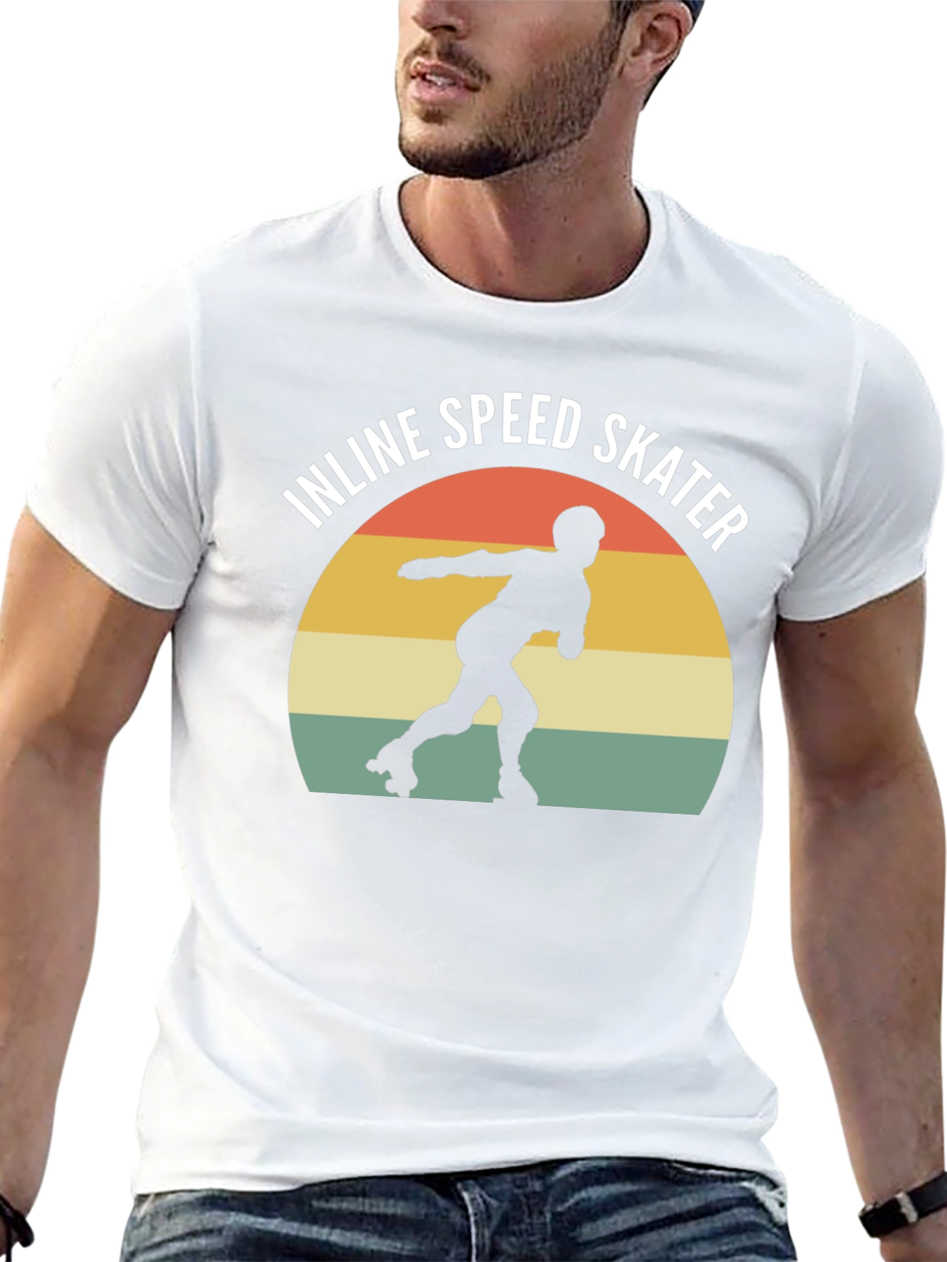 Inline Speed Skater Graphic T-Shirt