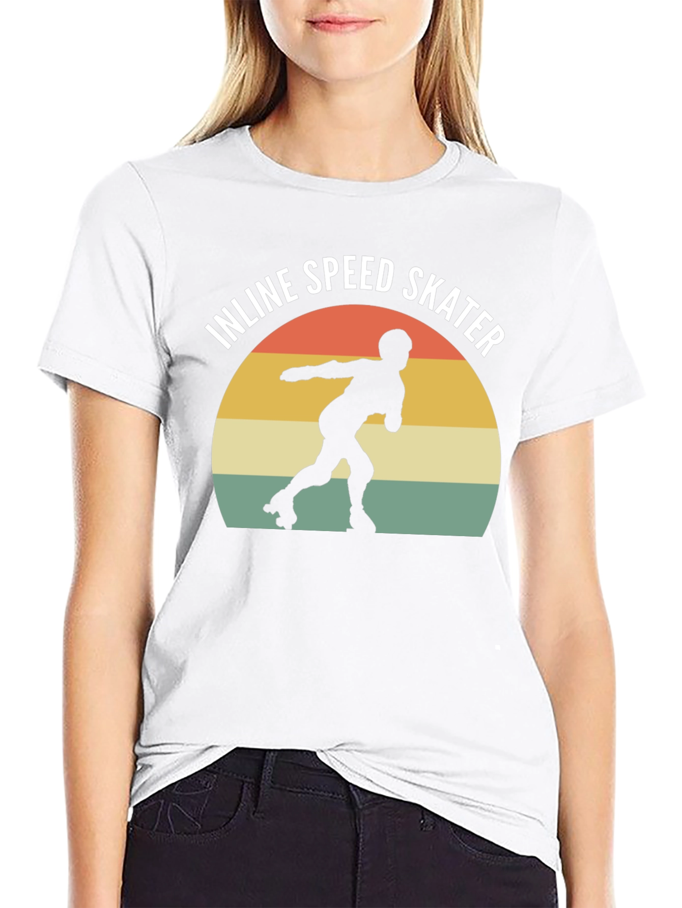 Inline Speed Skater Graphic T-Shirt