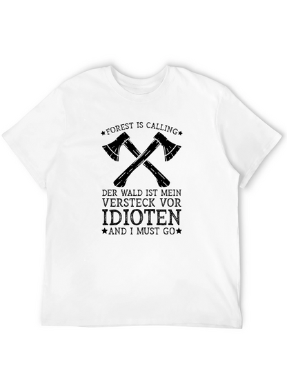 Forest Calling Axe T-Shirt - Black