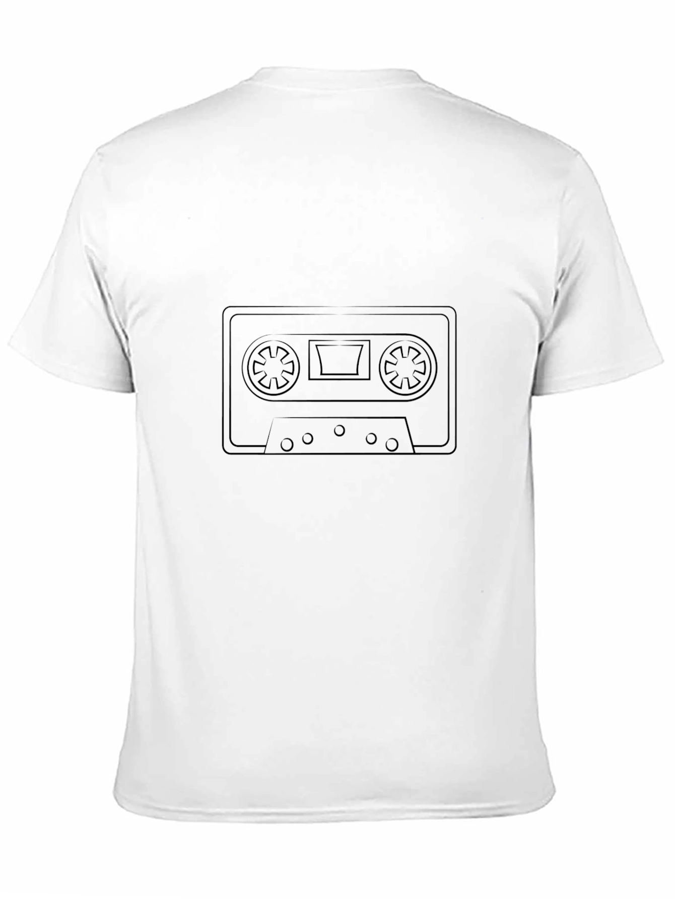 Retro Cassette Tape Black T-Shirt