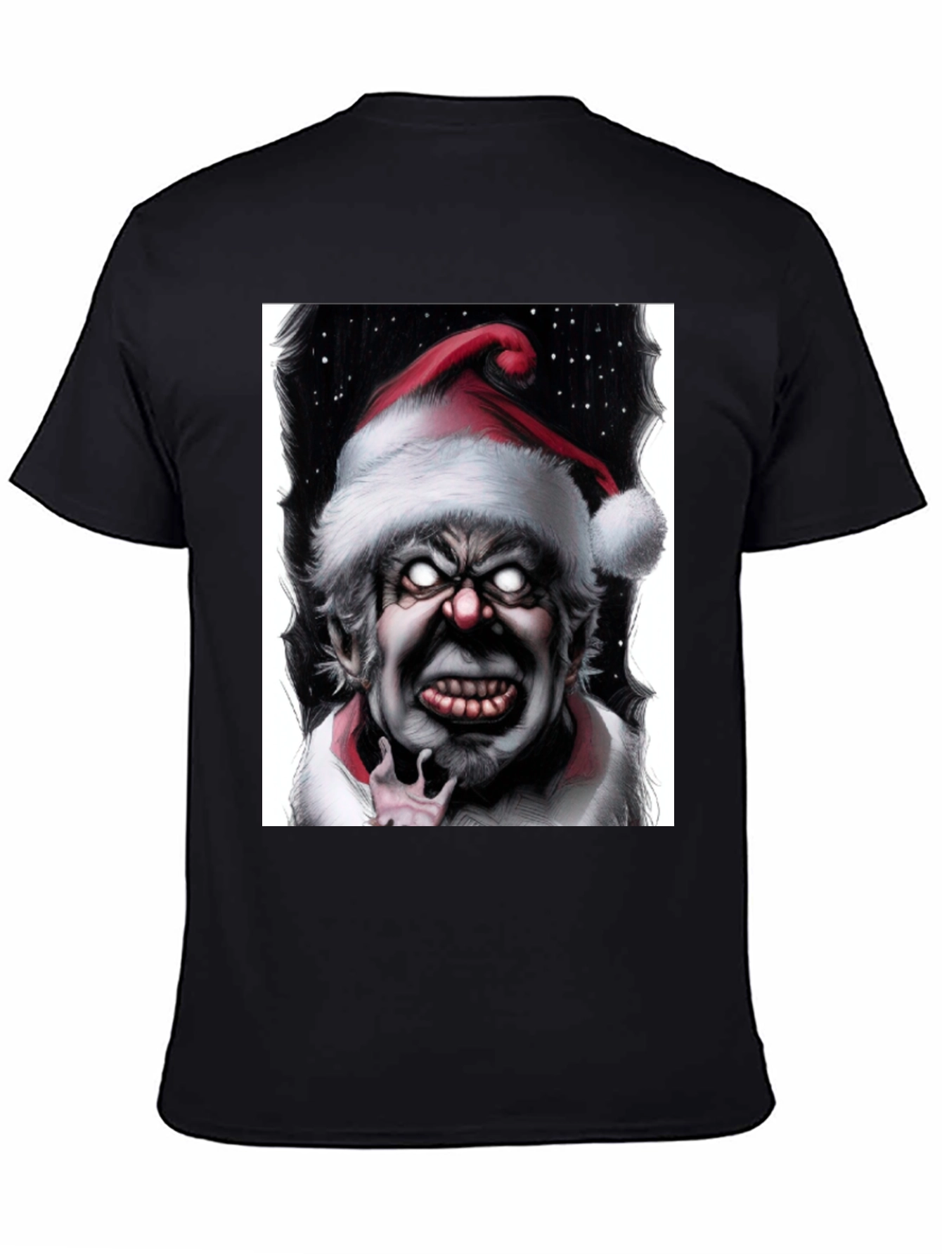 Creepy Santa Graphic T-Shirt