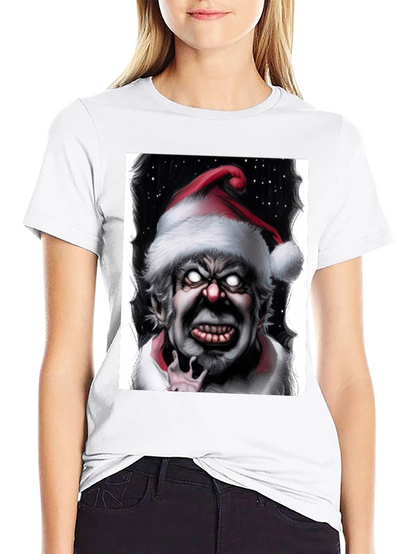 Creepy Santa Graphic T-Shirt
