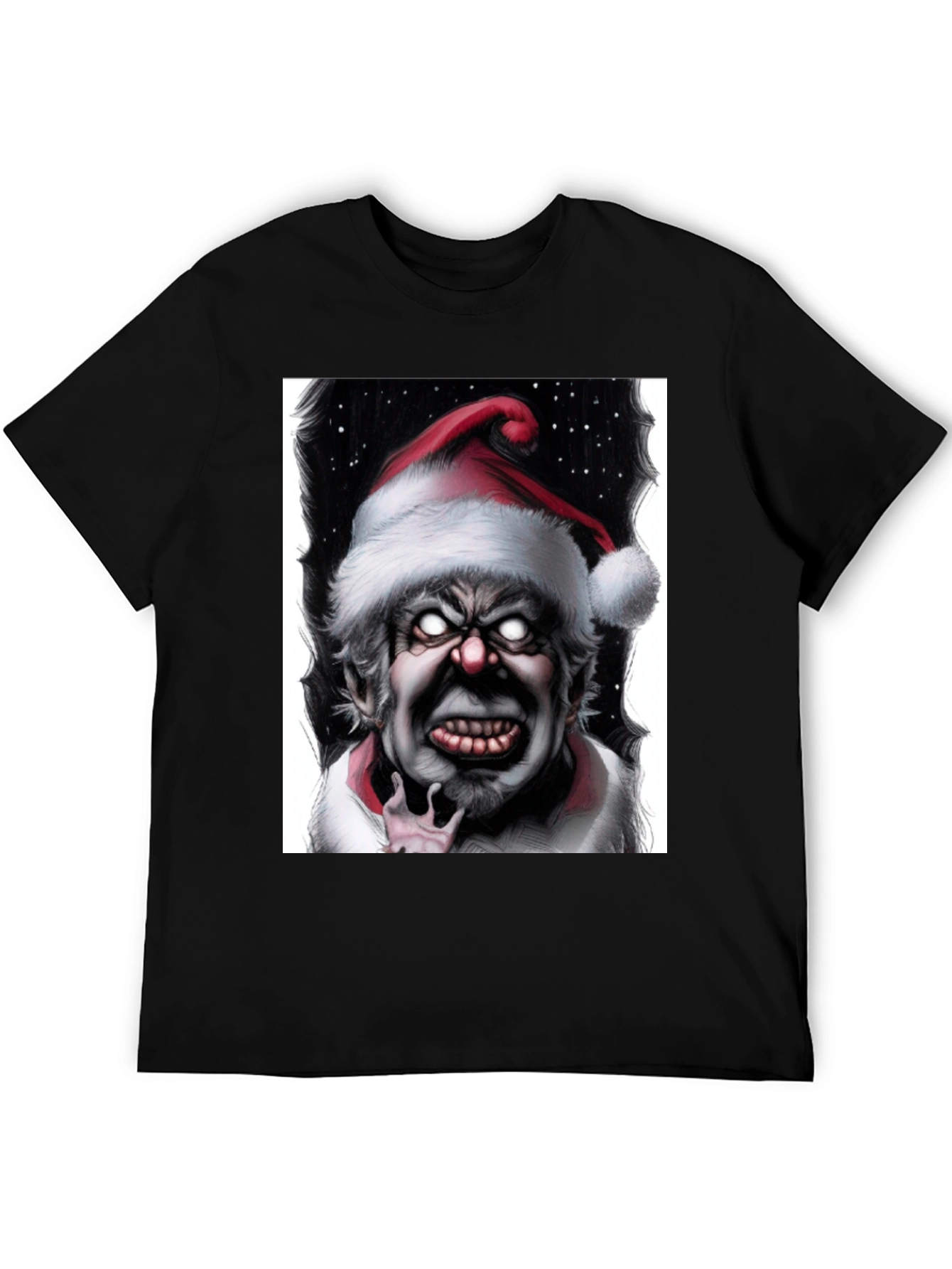 Creepy Santa Graphic T-Shirt