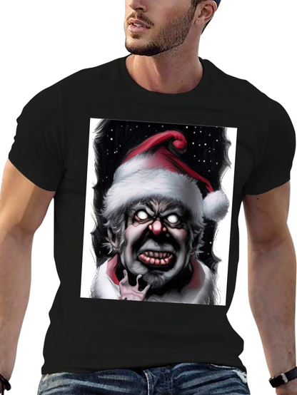 Creepy Santa Graphic T-Shirt