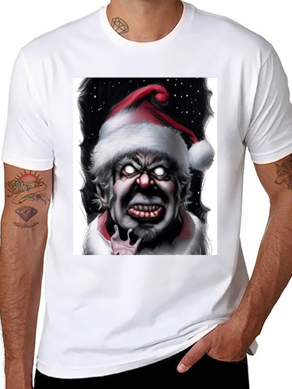 Creepy Santa Graphic T-Shirt