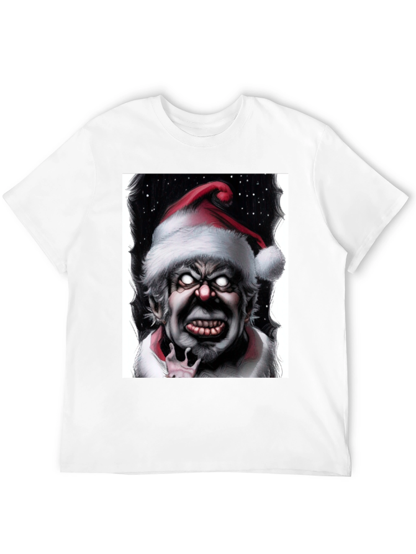 Creepy Santa Graphic T-Shirt