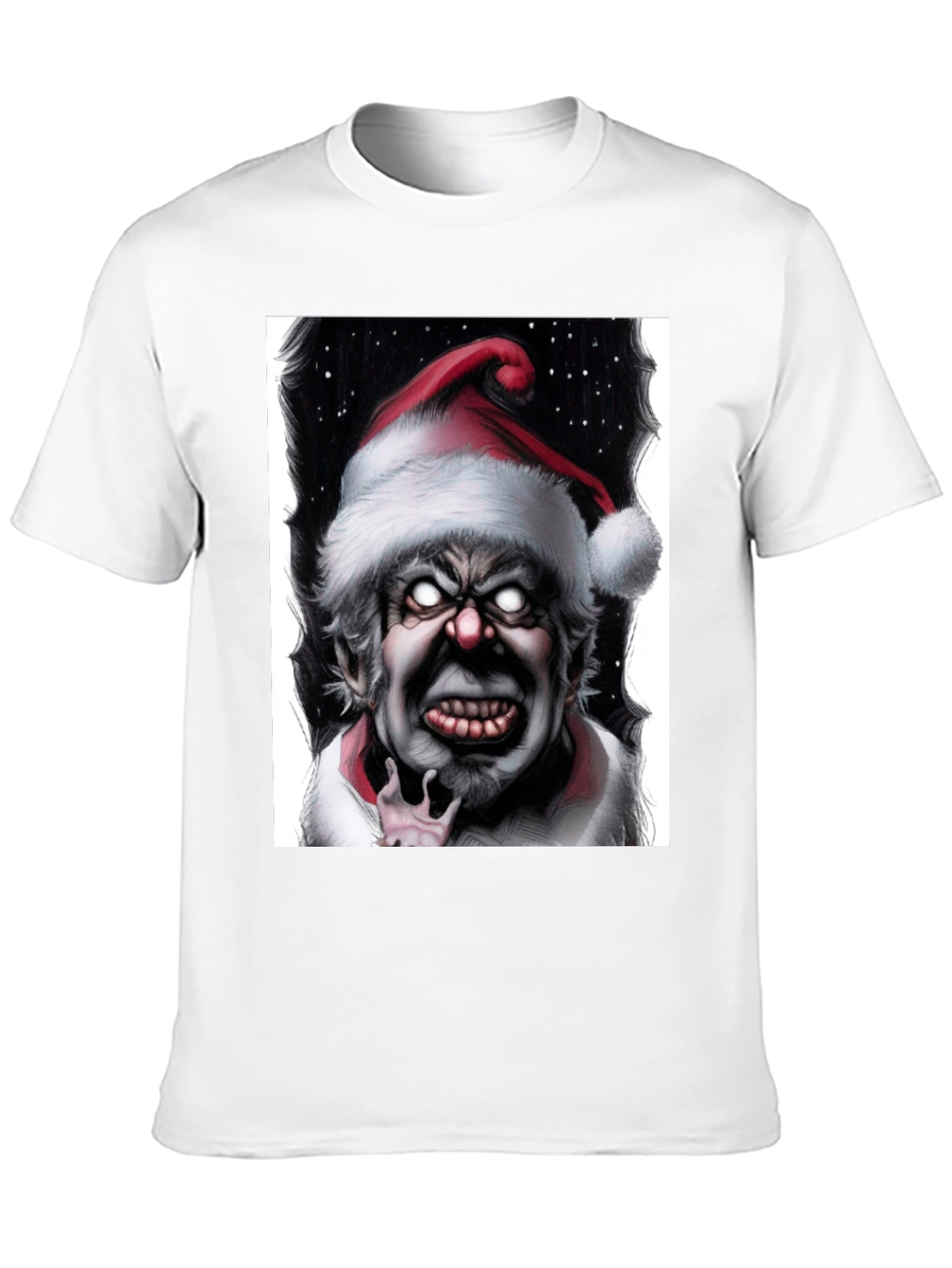 Creepy Santa Graphic T-Shirt