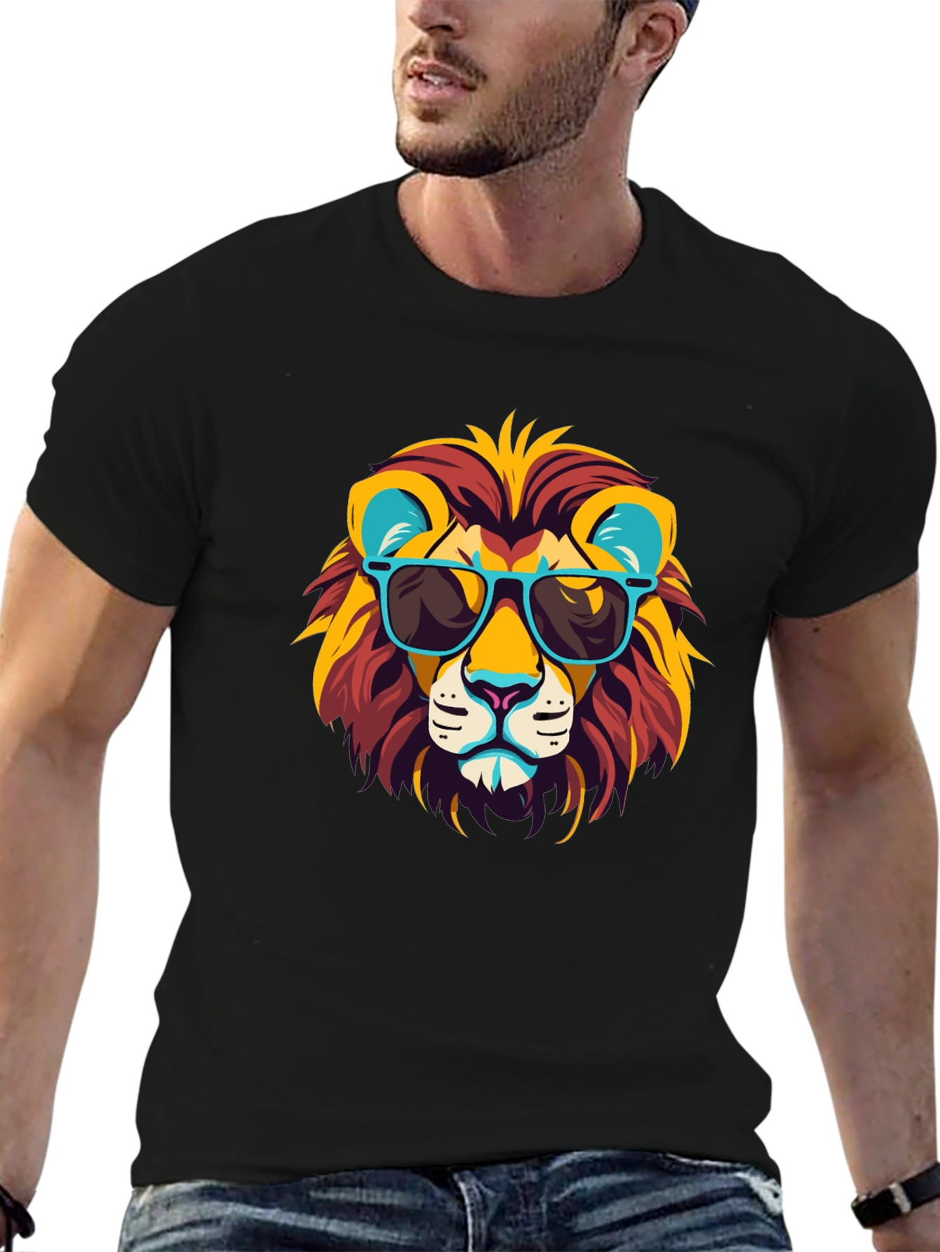 Lion Graphic Tee - Cool & Stylish Mens T-Shirt