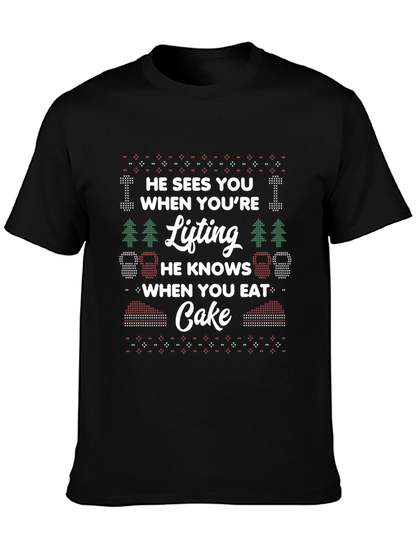 Funny Fitness Holiday T-Shirt