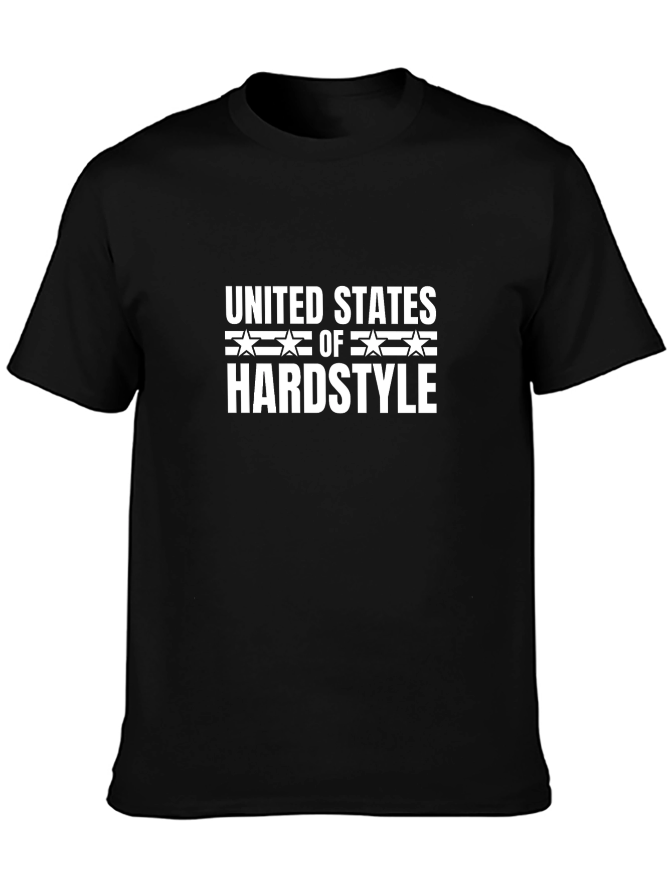 United States of Hardstyle Black T-Shirt