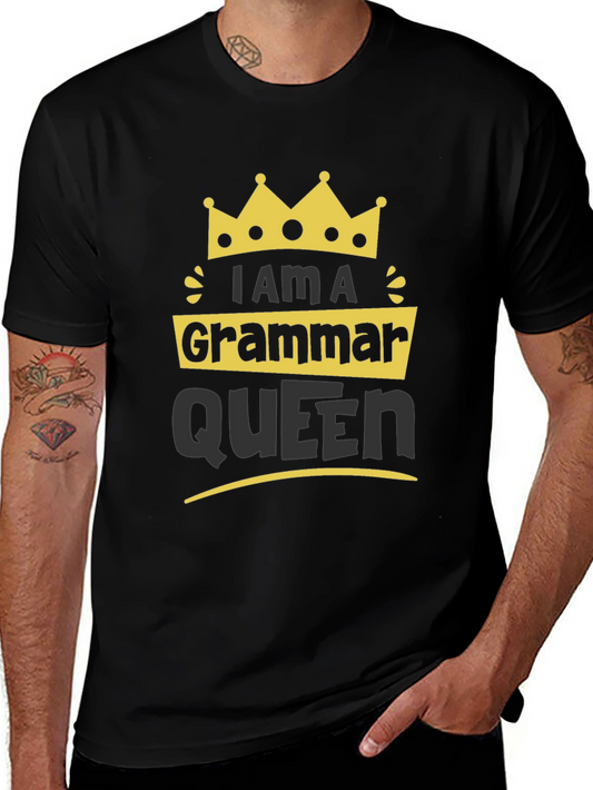 Grammar Queen T-Shirt - Funny Novelty Tee