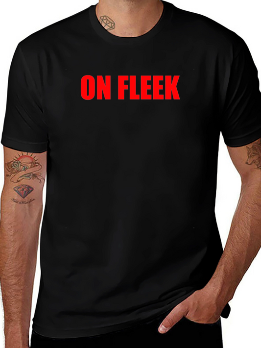 On Fleek Black Crew Neck T-Shirt