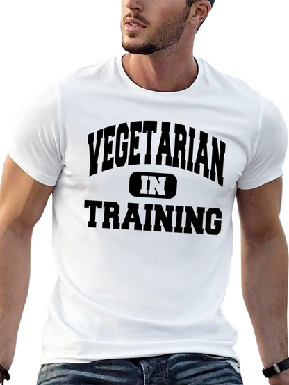Vegetarian in Training Graphic T-Shirt