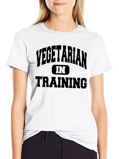 Vegetarian in Training Graphic T-Shirt