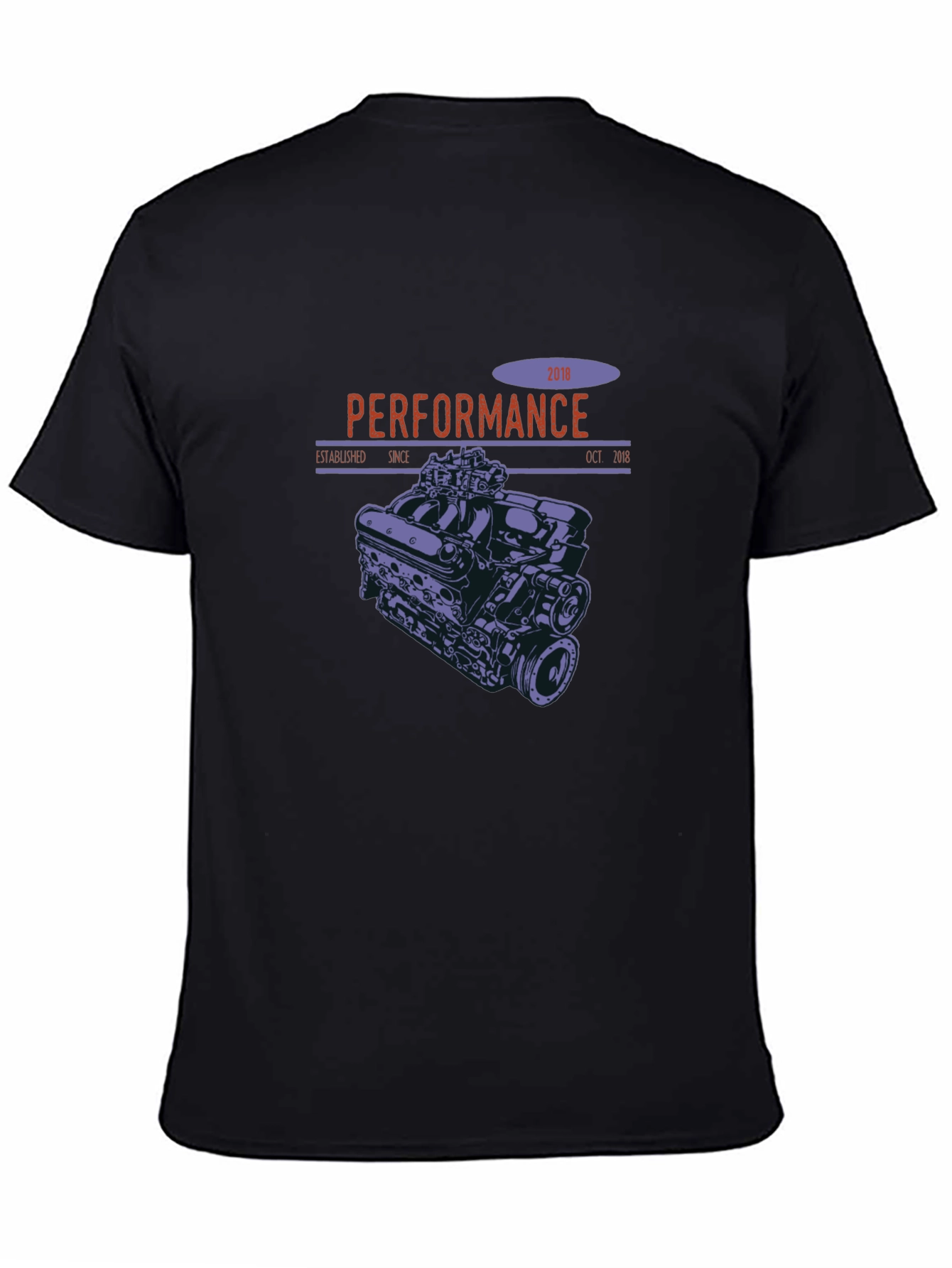 Performance Engine Graphic T-Shirt - Black