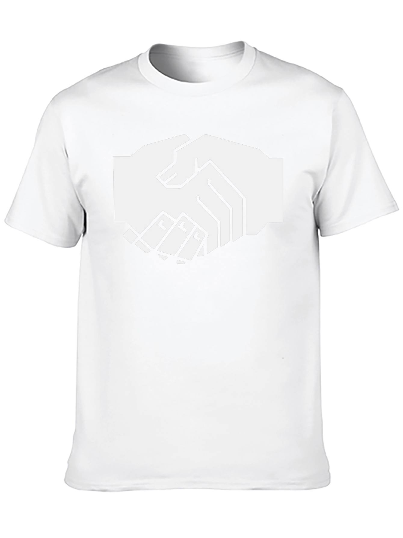 Handshake Graphic Black T-Shirt