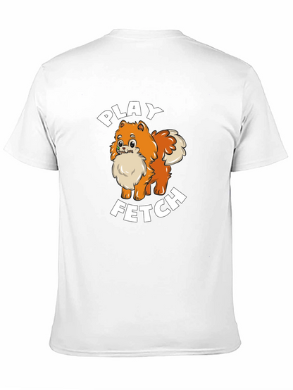 Play Fetch Pomeranian T-Shirt - Dog Lover Gift