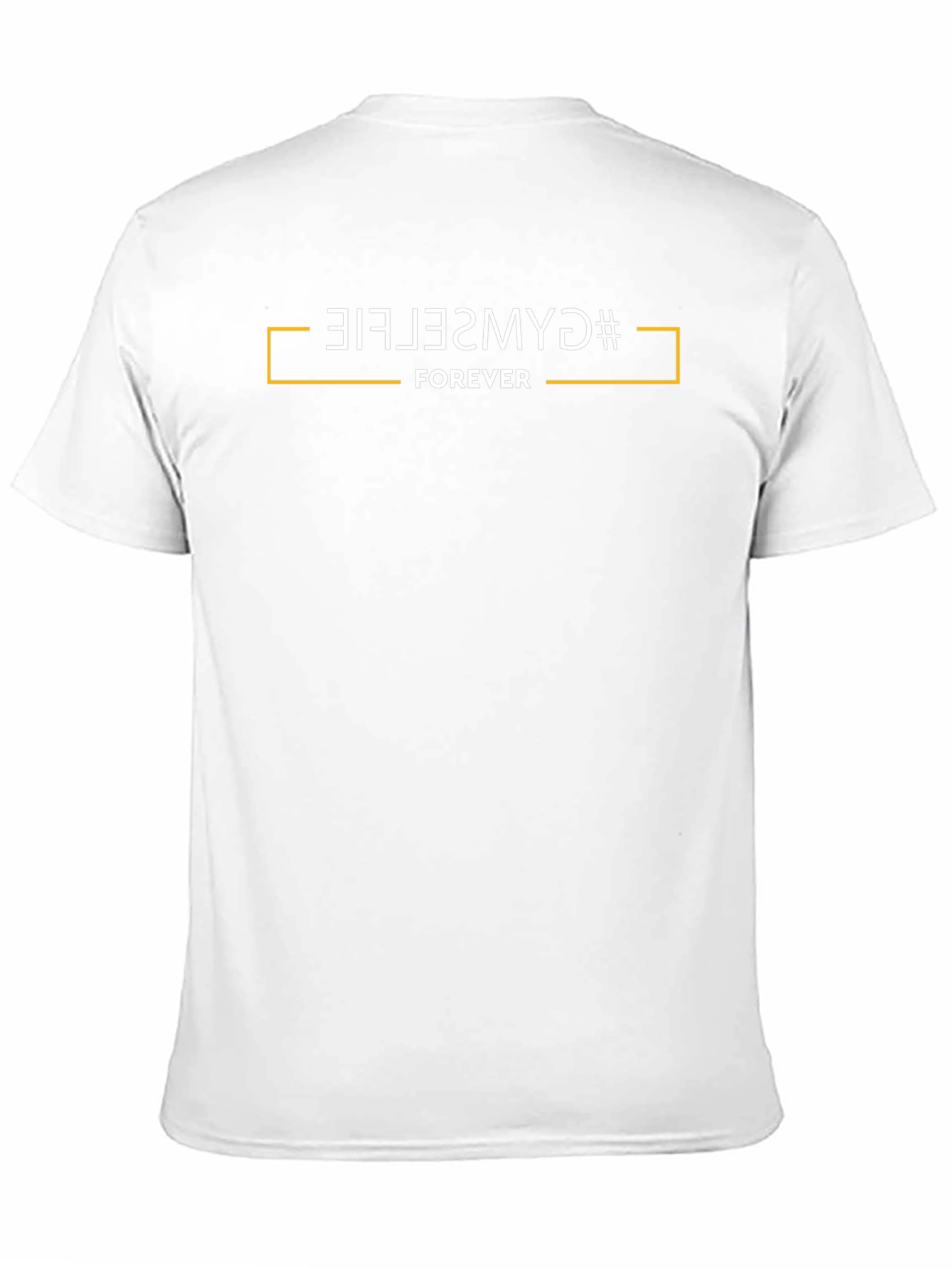 Gym Selfie Forever Black Cotton Tee