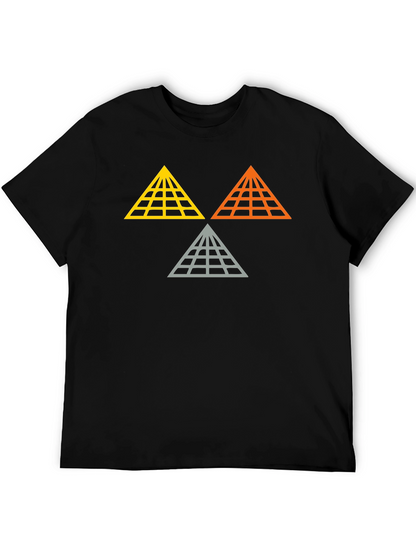 Geometric Pyramid Graphic Tee