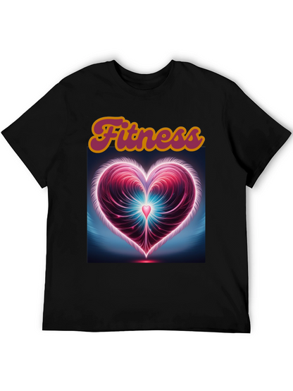 Fitness Heart Graphic Tee