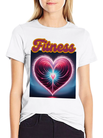 Fitness Heart Graphic Tee