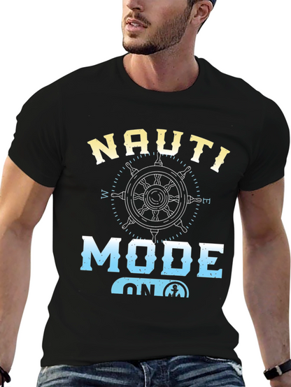 Nauti Mode On Graphic T-Shirt