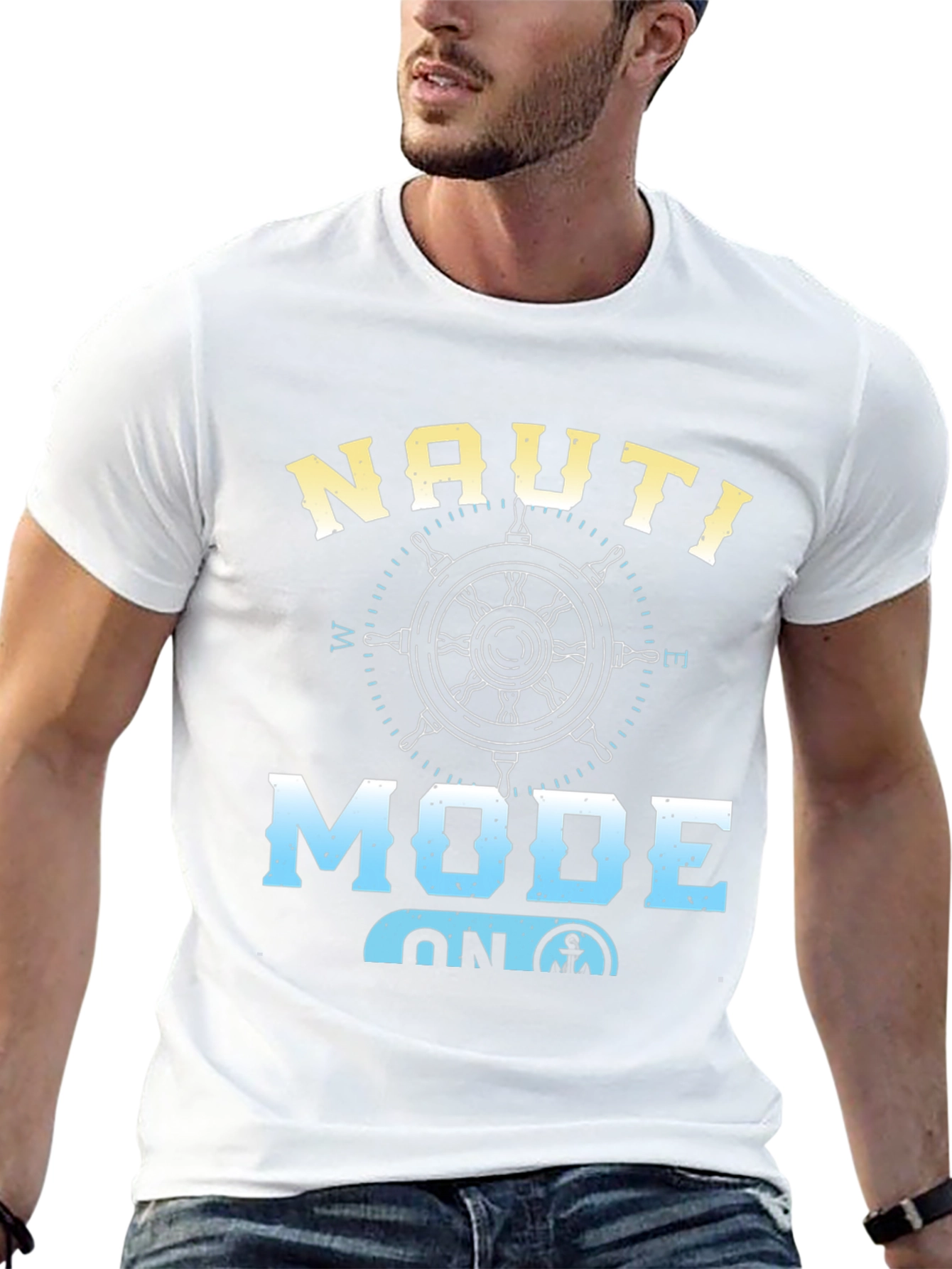 Nauti Mode On Graphic T-Shirt
