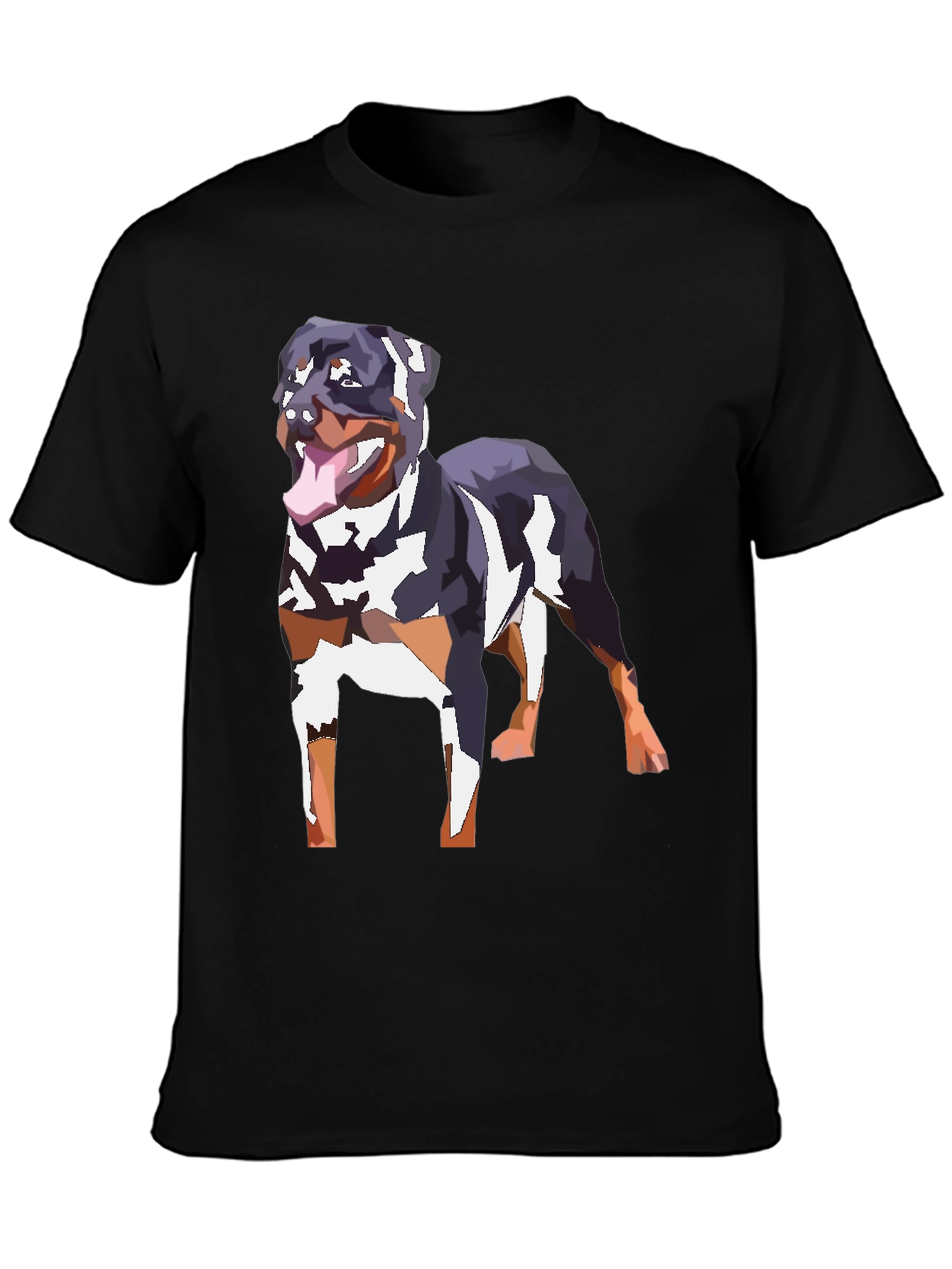 Rottweiler Graphic Tee - Black