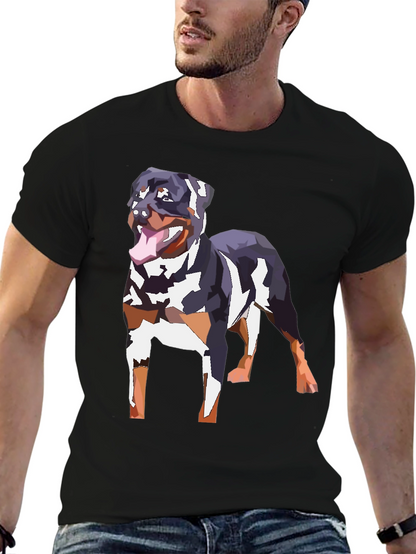 Rottweiler Graphic Tee - Black