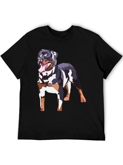 Rottweiler Graphic Tee - Black