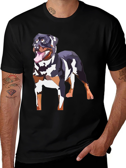 Rottweiler Graphic Tee - Black