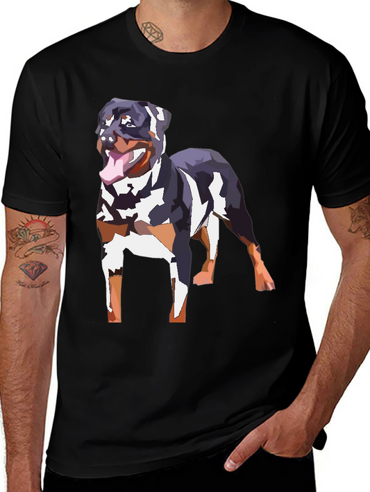 Rottweiler Graphic Tee - Black