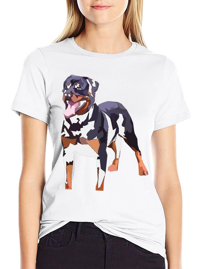 Rottweiler Graphic Tee - Black