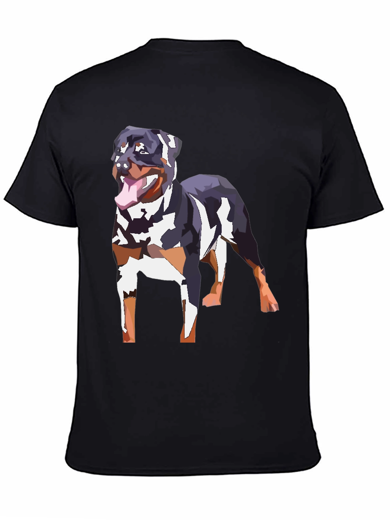 Rottweiler Graphic Tee - Black