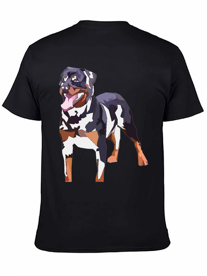 Rottweiler Graphic Tee - Black
