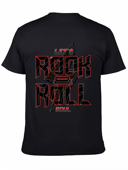 Lets Rock & Roll Soul Black T-Shirt