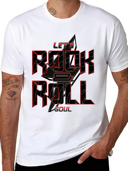Lets Rock & Roll Soul Black T-Shirt