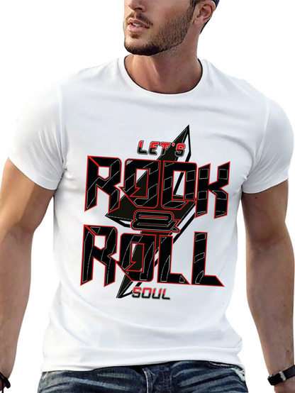 Lets Rock & Roll Soul Black T-Shirt