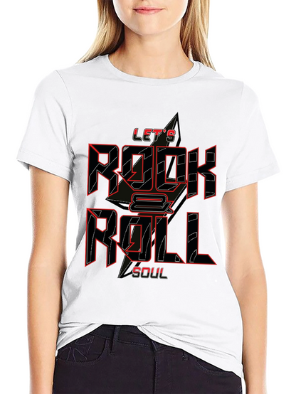 Lets Rock & Roll Soul Black T-Shirt