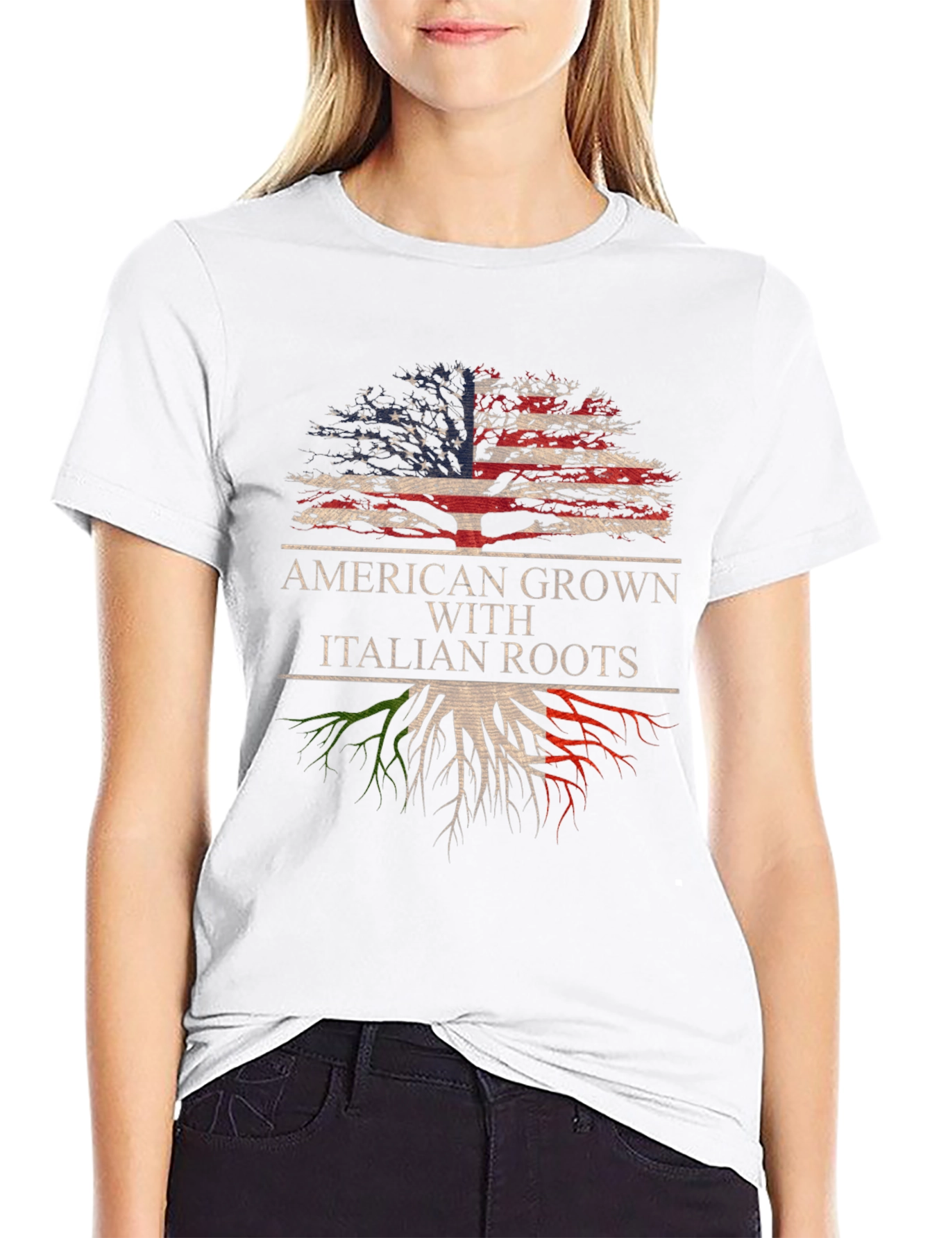 American Grown With Italian Roots T-Shirt