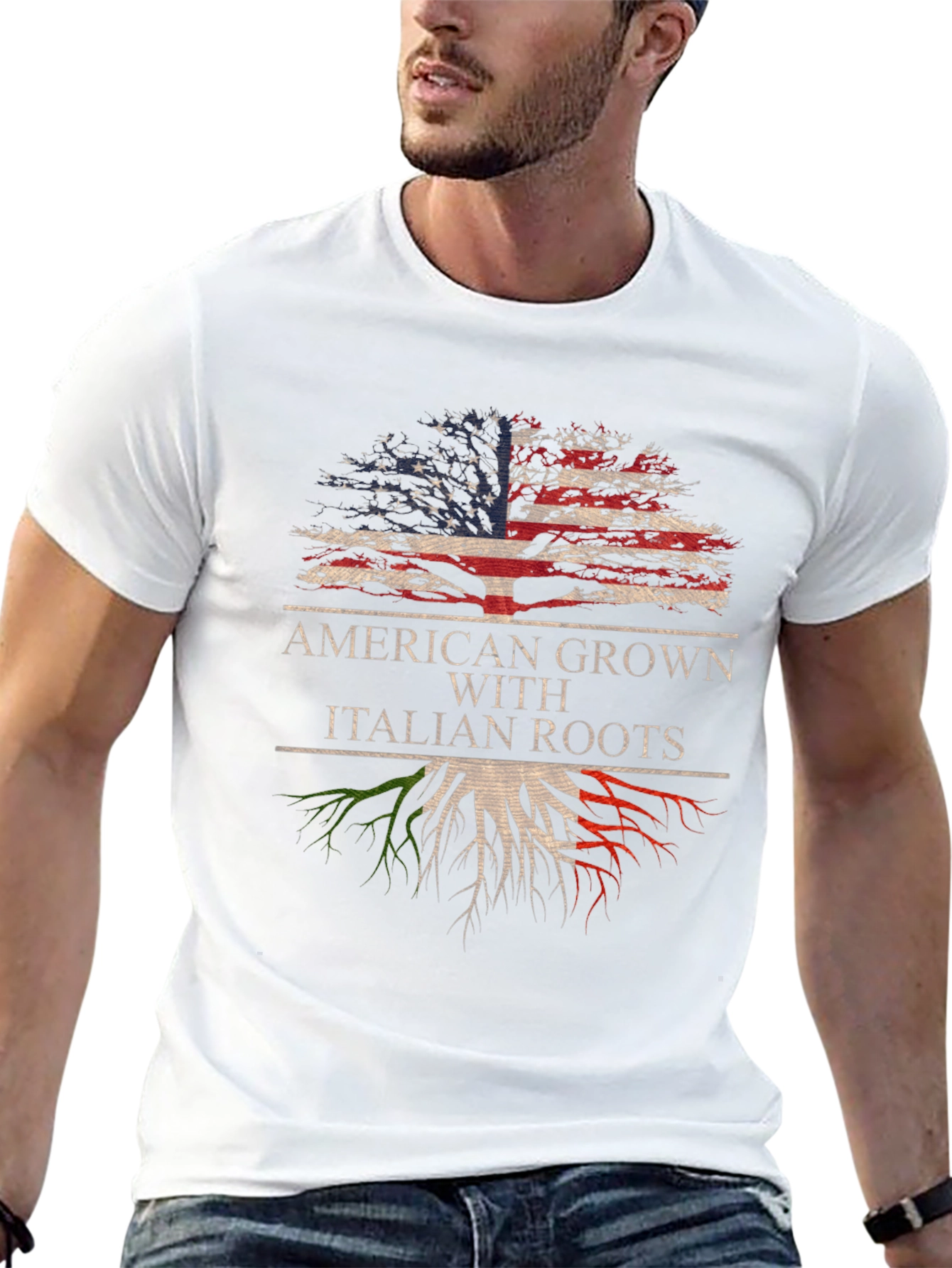 American Grown With Italian Roots T-Shirt